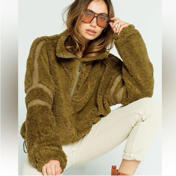 Free People NANTUCKET FLEECE JACKET - Picture 4 of 10